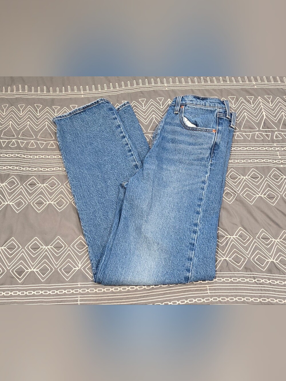 Levis Ribcage Straight Leg Jeans Size 26